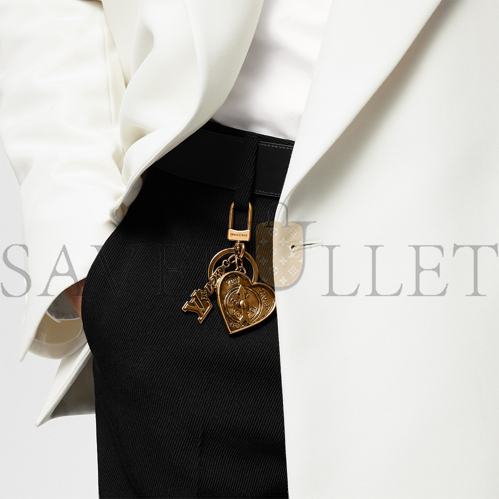 LOUIS VUITTON LOVERS HEART BAG CHARM & KEY HOLDER M01711